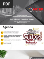 EGBC Code of Ethics Overview | PDF | Conflict Of Interest | Safety