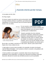 ConJur - Não Reparar Erro, Fazendo Cliente Perder Tempo, Gera Dano Moral PDF