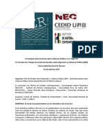 RER - III Coloquio Internacional Sobre Violencia Política en El Siglo XX PDF