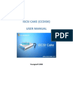Iscsi Cake (Ccdisk) User Manual: Youngzsoft 2008