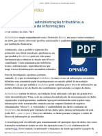 ConJur - Opinião - A Blockchain Na Administração Tributária