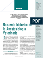 Cap 12 - Recuerdo Histórico de La Anestesia Veterinaria