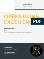 Operations Excellence Proposal
