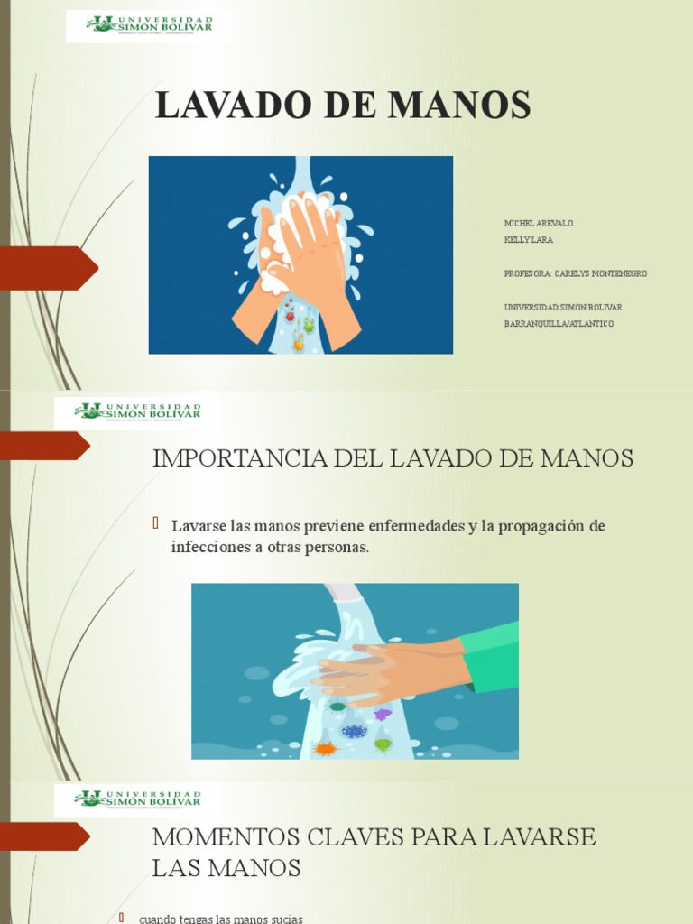 Importancia del Lavado de Manos | PDF