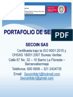 Portafolio de Servicios - SECOIN SAS PDF