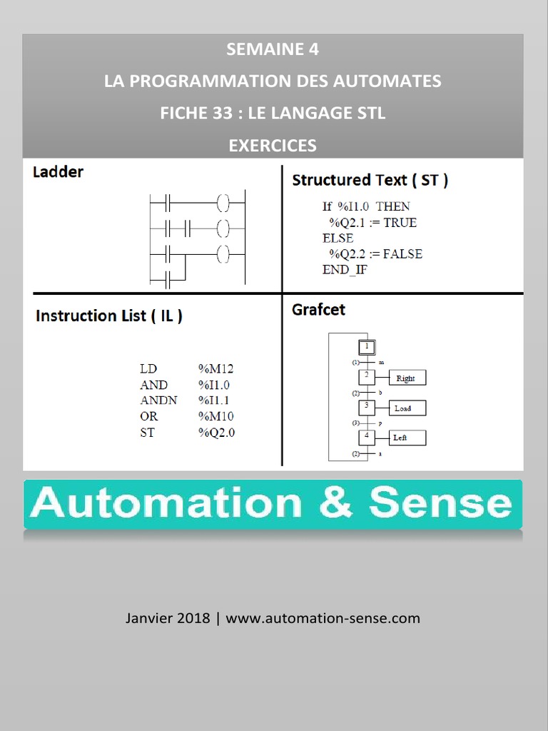 Programmation Automates : Langage STL | PDF
