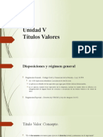 Power Point - Unidad V - Títulos Valores