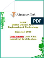 Duet Dhaka University of Engineering & Technology Civil, CSE, Industrial, Architecture