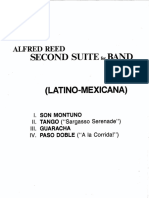Suite N 2 For Band Latino Mexicana - Full Score