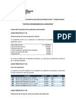 Costos e inversiones en la industria