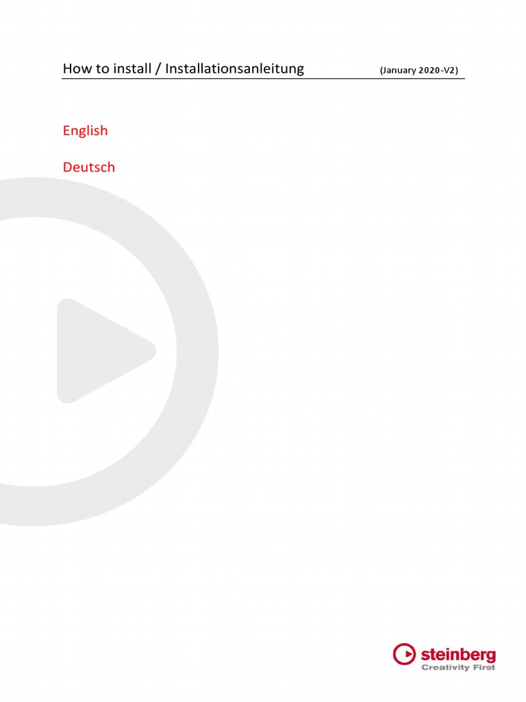 English Deutsch: How To Install / Installationsanleitung | PDF | Mac Os ...