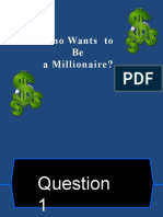 Who Wants To Be A Millionaire?