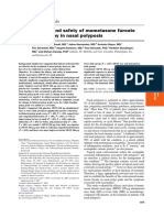 Original Articles Efficacy and Safety of Mometasone Furoate Nasal Spray in Nasal Polyposis