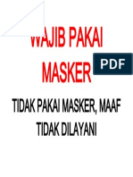 Wajib Pakai Masker