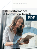 Site Performance & Innovation Trends: 202 0 Ecommerce Leaders Survey