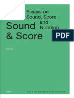Sound and Score. Essays On Sound Score A (001-159) - 1