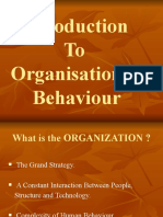 To Organisational Behaviour