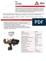 Aprieta terminal hidráulico batería ACB-13