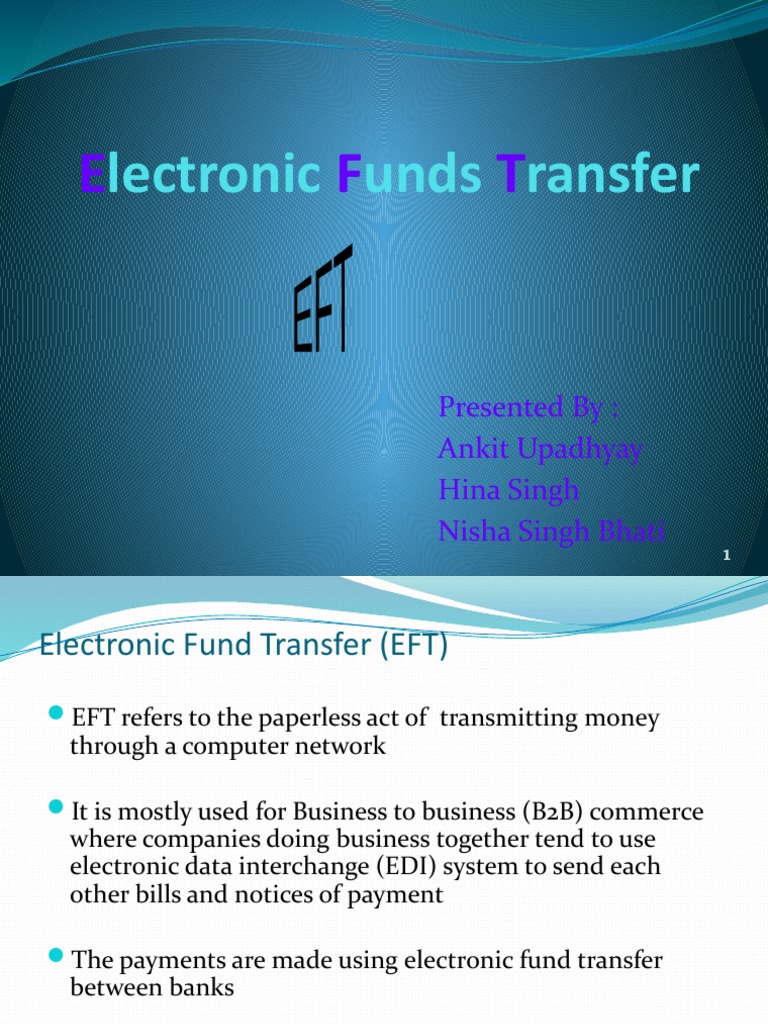 Electronic Funds Transfer