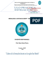 Modulo #1. Pract. e Invest. Viii B .