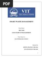 Smart Waste Management: MGT 1022 Lean Start Up Management