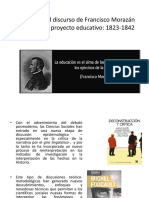 Analisis Del Discurso de Morazan Entorno Al Proyecto Educativo 1823-1842 PDF