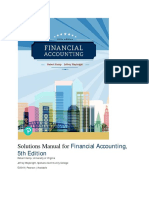 Robert Kemp, Jeffrey Waybright - Solutions Manual For Financial Accounting, (2019, Pearson) PDF