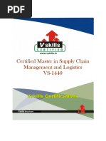 Vs 1440 Master in Supply Chain Management and Logistics Brochure PDF