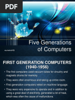 ICT Five Generations of Computers PDF