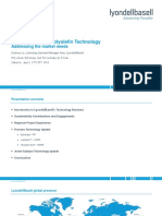 20-Lyondellbasell-Developments in Polyolefin Technology