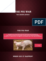 The Pig War: Facts, Questions, and More!