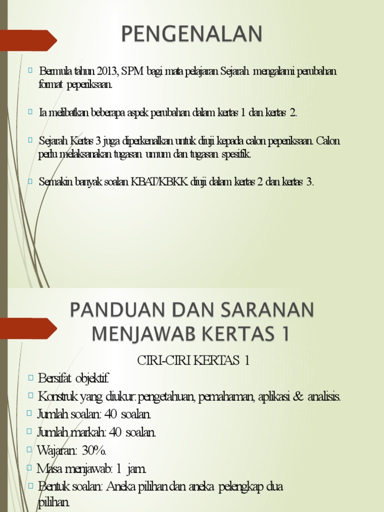 Cara Menjawab Soalan Sejarah Pdf