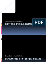 Kontrak Perkuliahan: Pengantar Statistik Sosial