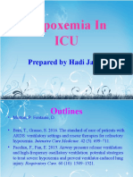 Hypoxemia in ICU: Prepared by Hadi Jazan