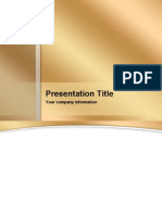 Presentation Title: Your Company Information