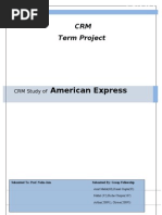 Download American Express CRM Report by vaibhav2016 SN48042152 doc pdf