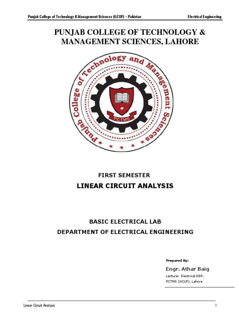 Linear Circuit Analysis | PDF | Electrical Network | Capacitor