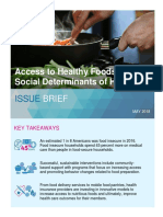 Access To Healthy Foods: Social Determinants of Health: Brief
