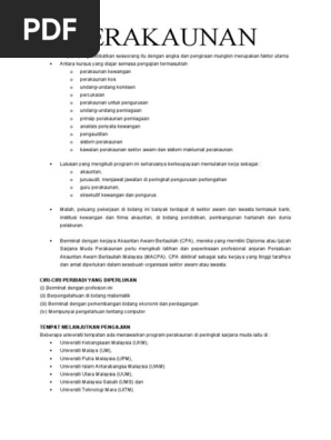 Laluan Kerjaya Pdf