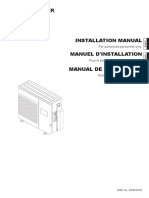 Air Conditioner Outdoor Unit: Installation Manual Manuel D'Installation Manual de Instalación