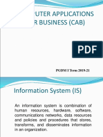 Cab - PGDM I PDF