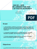 CAO 03 Customs Jurisdiction