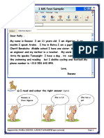 1 MS Test Sample: Hello From Algeria !