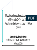 Presentacion Modificaciones Decreto 2474