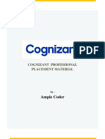 Ample Coder: Cognizant Professional Placement Material
