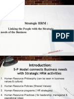 Strategic HRM:: Linking The People With The Strategic Needs of The Business