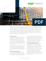 Cloud Financial Management For Construction: Datasheet