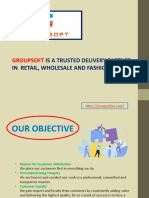 Groupsoft - Trusted Delivery Partner in Retail, Wholesale and Fashion. 