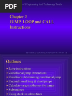 Jump, Loop and Call Instructions