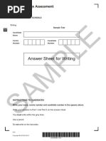 Answer Sheets - Ket | PDF
